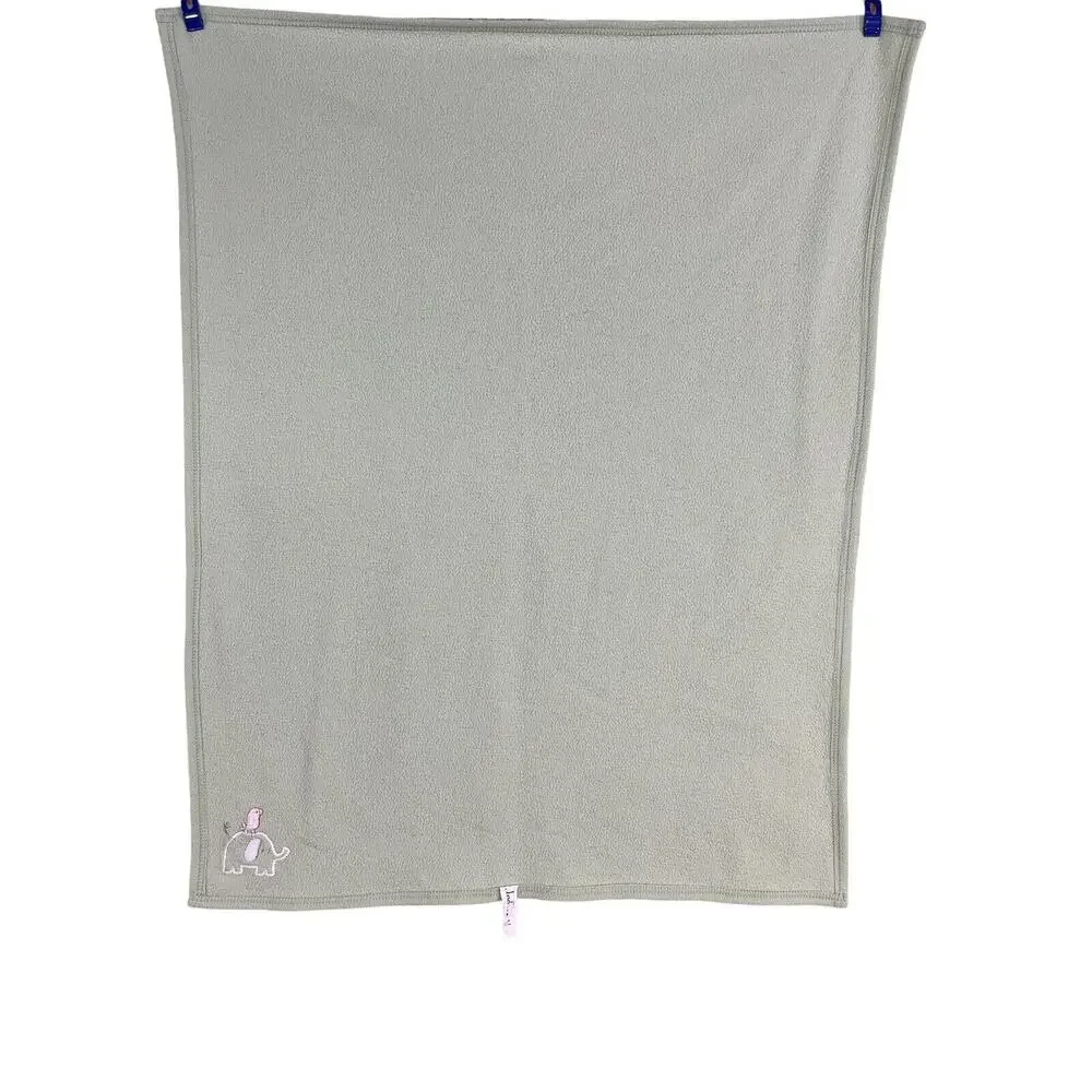 NoJo Making Miracles baby blanket green elephant bird